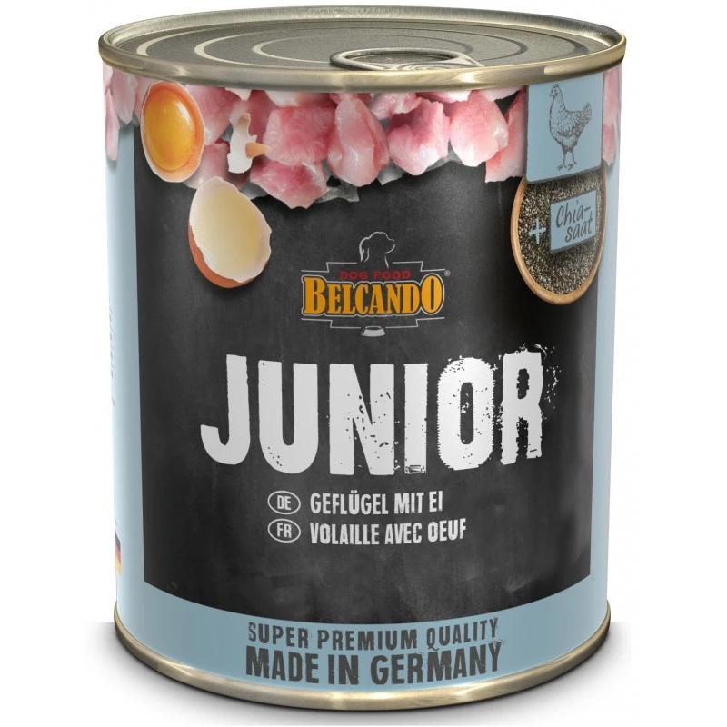 Belcando Latas Junior Ave Y Huevo 0,8kg 3 Belcando Latas Junior Ave Y Huevo 0,8kg