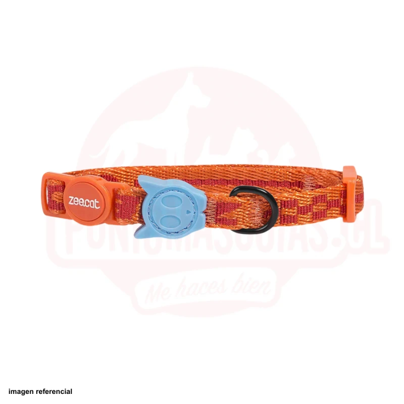 Collar Zeecat Gibson Naranjo Y Rojo 3 Collar Zeecat Gibson Naranjo Y Rojo