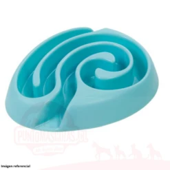 Comedero Laberinto Grande Anti Ansiedad Turquesa