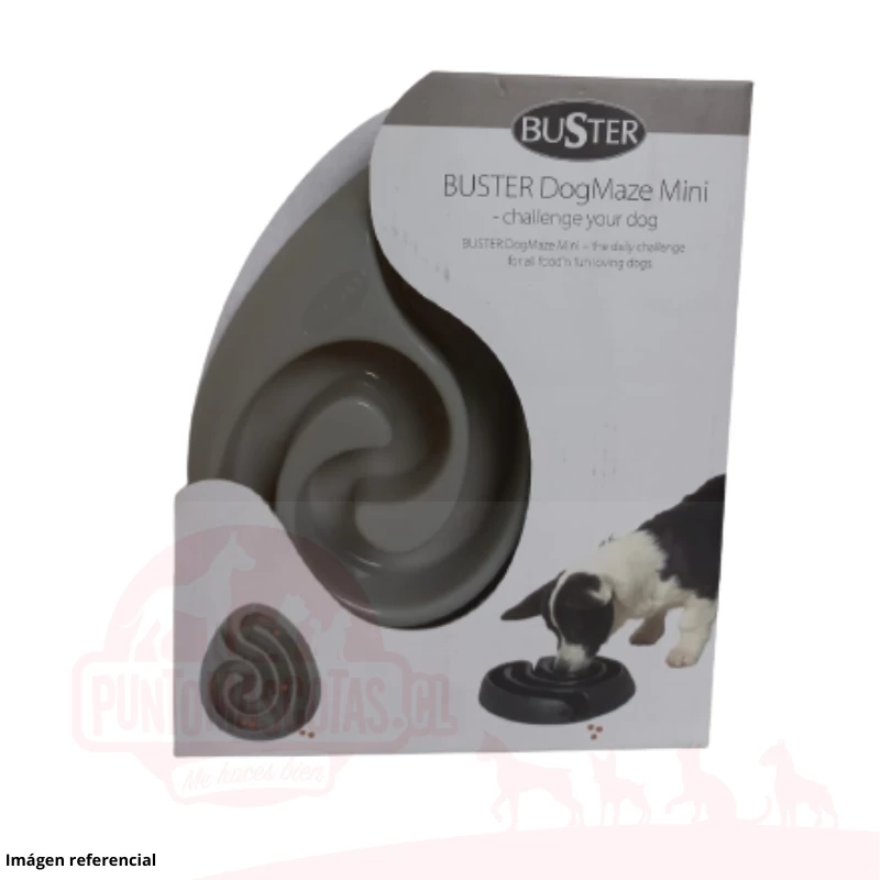 Comedero Laberinto Pequeño Anti Ansiedad Gris 4 Comedero Laberinto Pequeño Anti Ansiedad Gris - Imagen 2