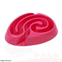 Comedero Laberinto Pequeño Anti Ansiedad Fucsia