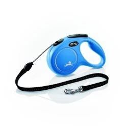 Correa Extensible Flexi New Classic Azul Cordon Medium 5 M -Puntomascotas Tienda correa extensible flexi new classic azul cordon medium 5 m 1