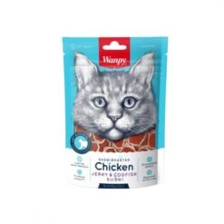 Golosina Gato Wanpy Chicken Jerky And Goldfish