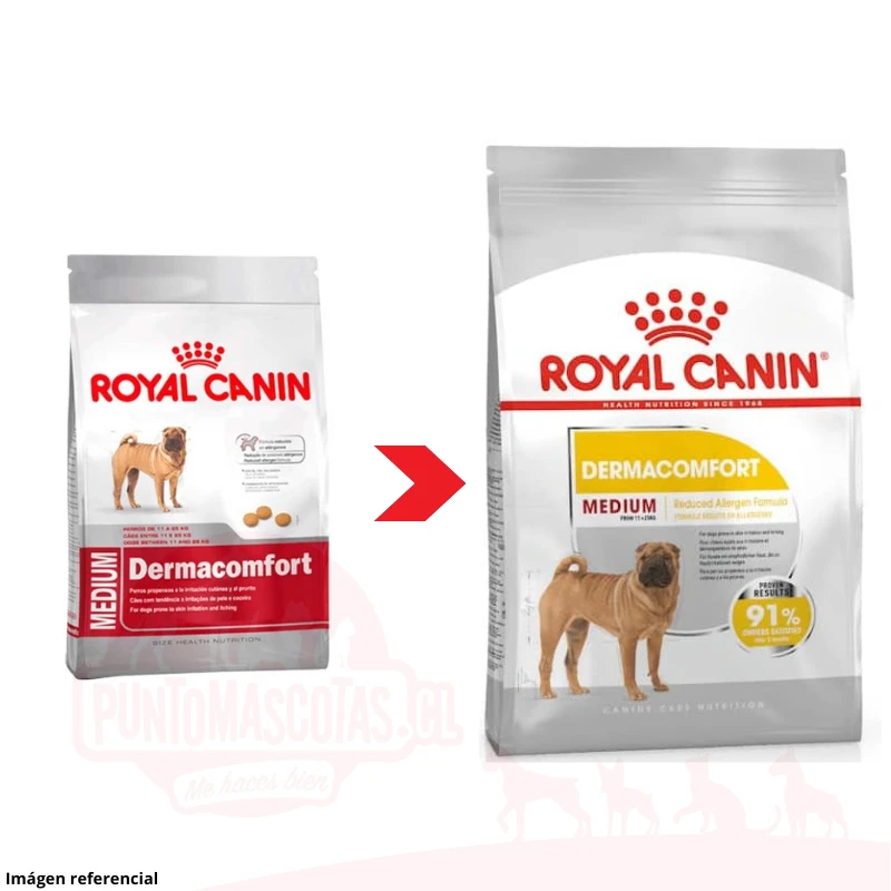 Royal Canin Medium Dermacomfort 10 KG 4 Royal Canin Medium Dermacomfort 10 KG - Imagen 2