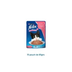 Pack 15 Pouch Felix Gatito Sensaciones 85grs