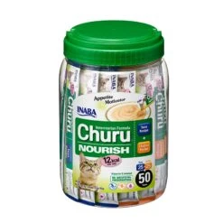 Pack Golosinas Churu Gato Nourish Atun Y Pollo 50 Unds