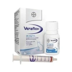 Antibiotico Veraflox Jarabe 25 Mg Bayer Para Gatos